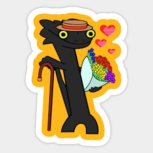 Valentines Toothless Sticker